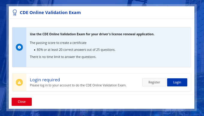 ltms-cde-online-validation-exam