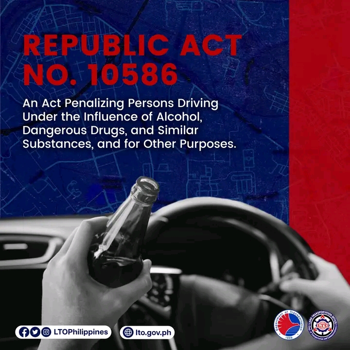 What Is Ra 10586 Anti Drunk And Drugged Driving Act Ltms Portal Ph 4160